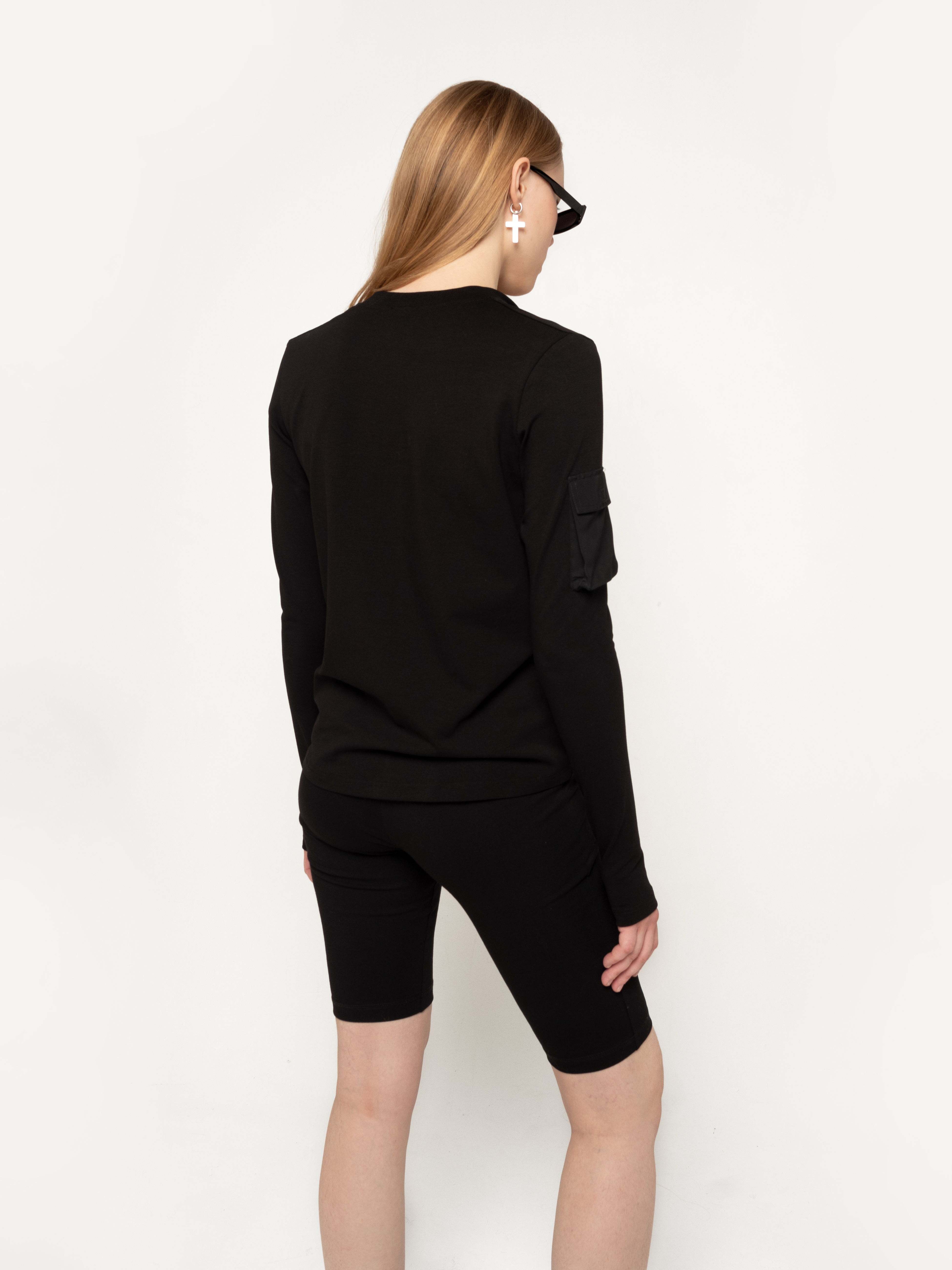 2 Костюм Black Sport бадлон на молнии и велосипедки летний дизайнерский jpg