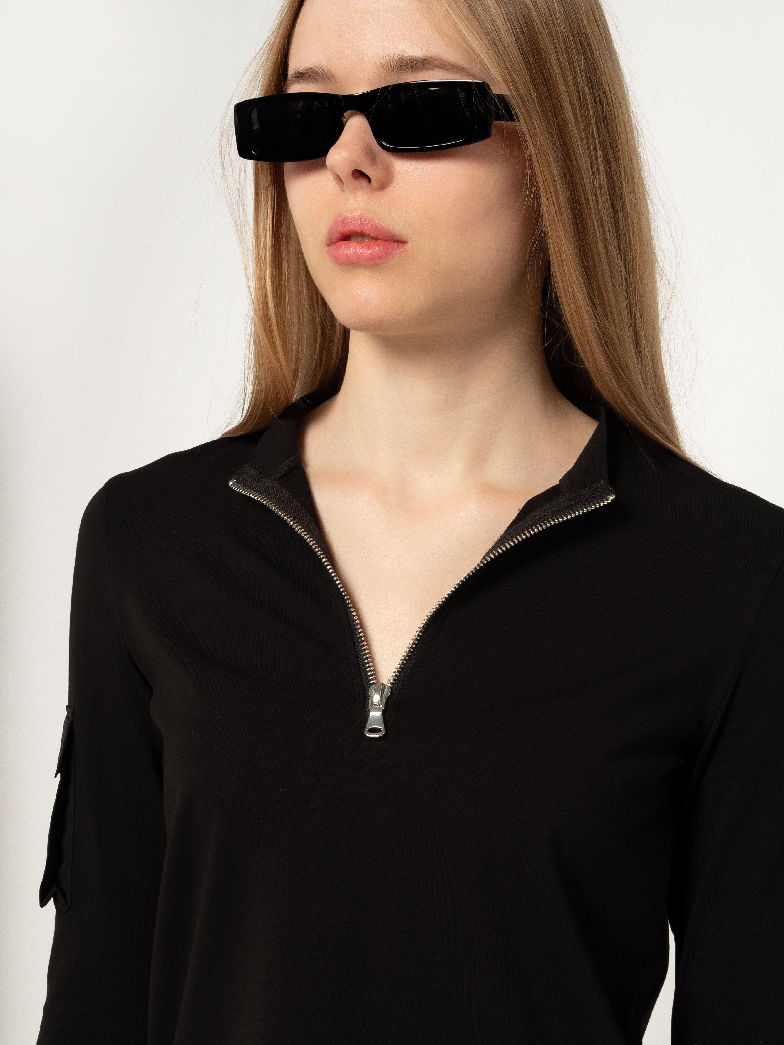 3 Костюм Black Sport бадлон на молнии и велосипедки летний дизайнерский jpg