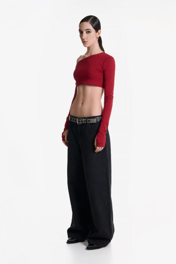 Топ KITANA бордовый