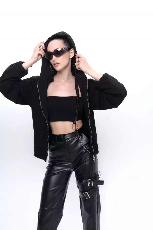 Худи на молнии STN 2.0 с шипами