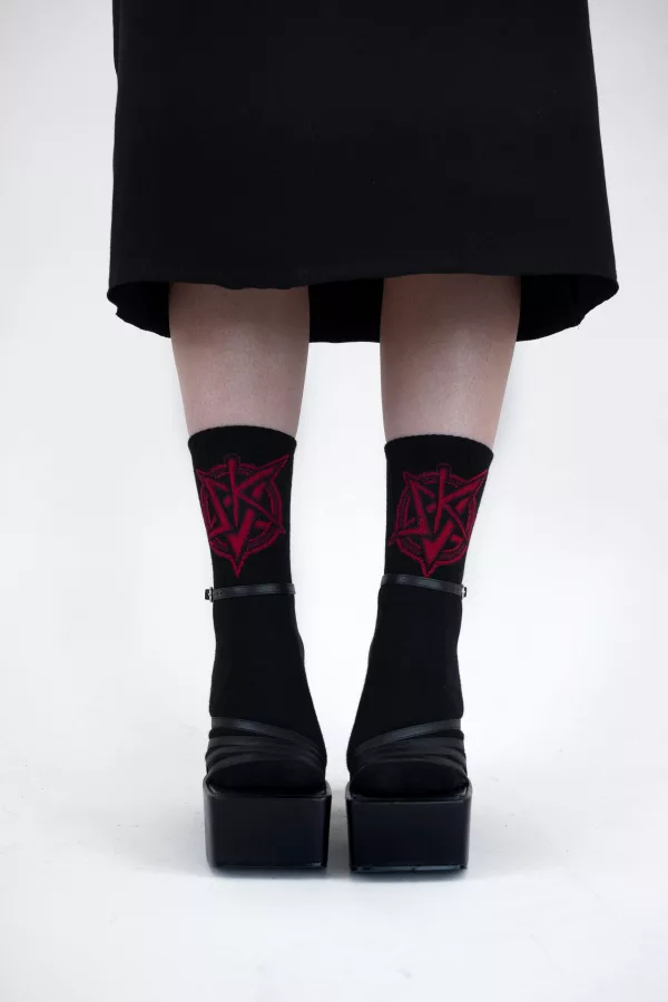 Носки женские с логотипом SKVO 36-38 БЕЛЫЕ