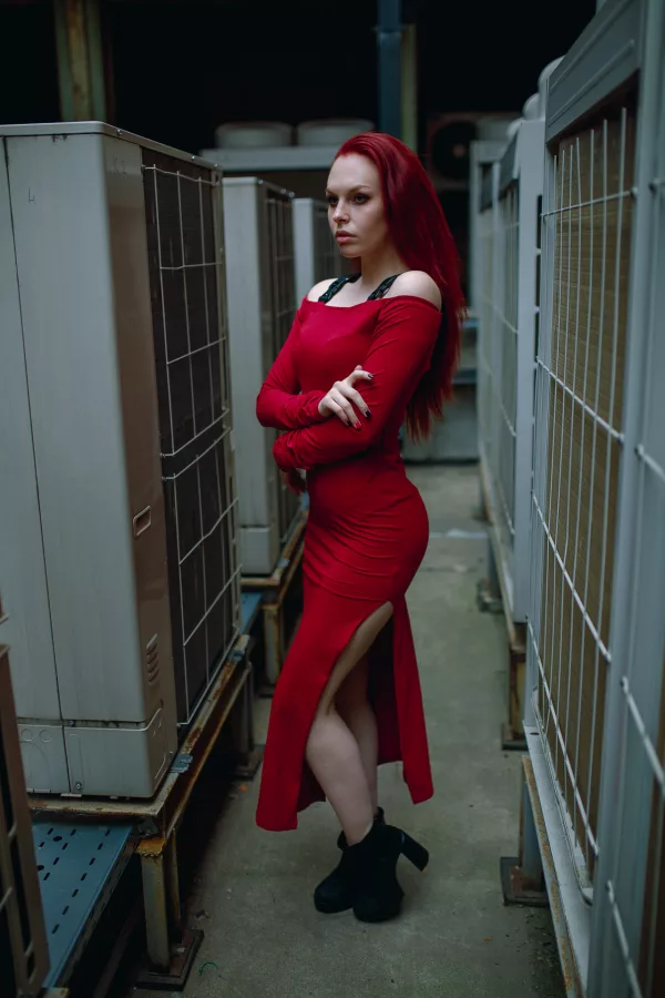 Платье FLY бордовое