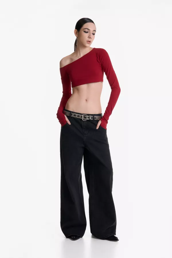 Топ KITANA бордовый