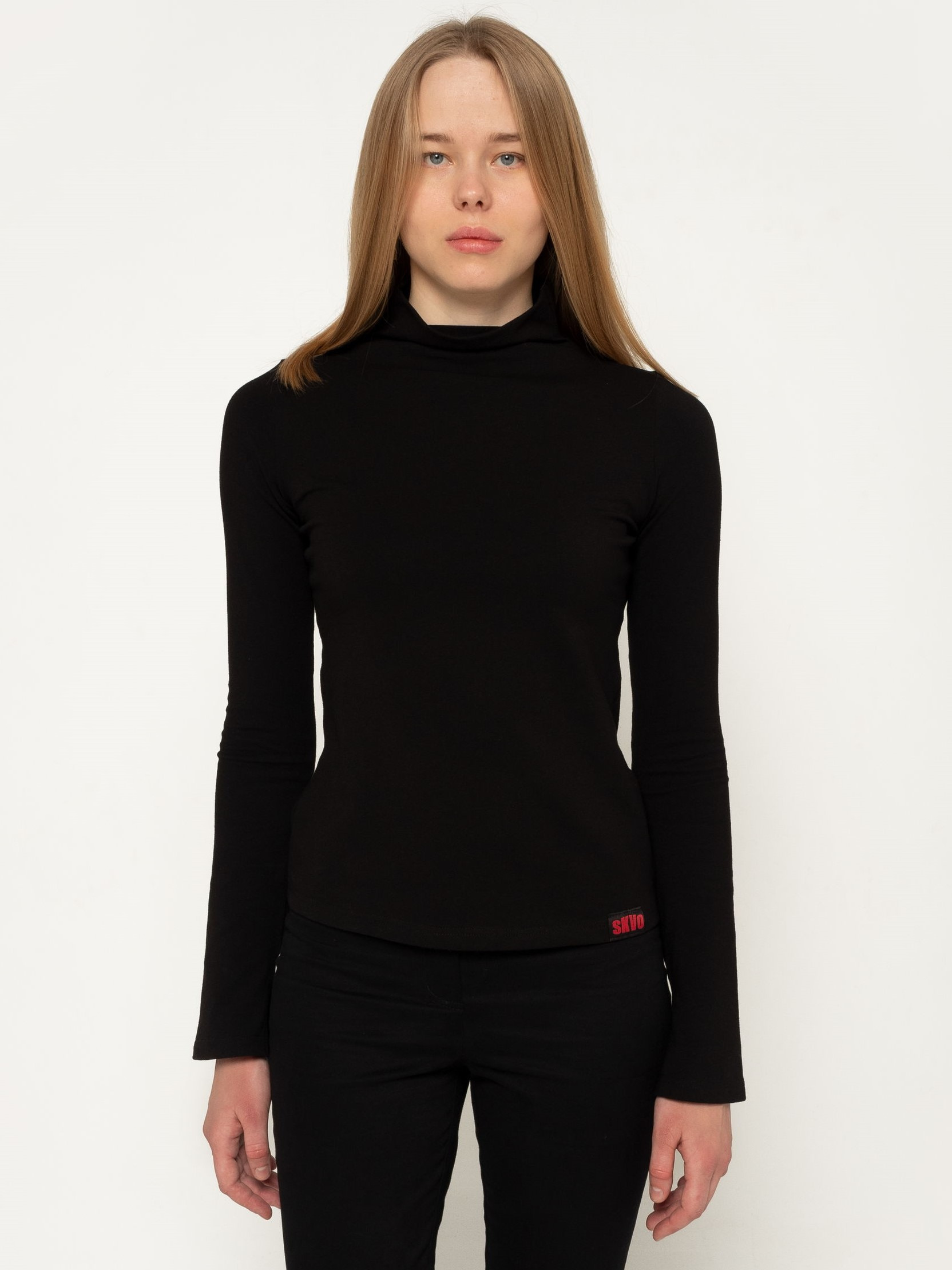 Водолазка женская черная классическкая 1