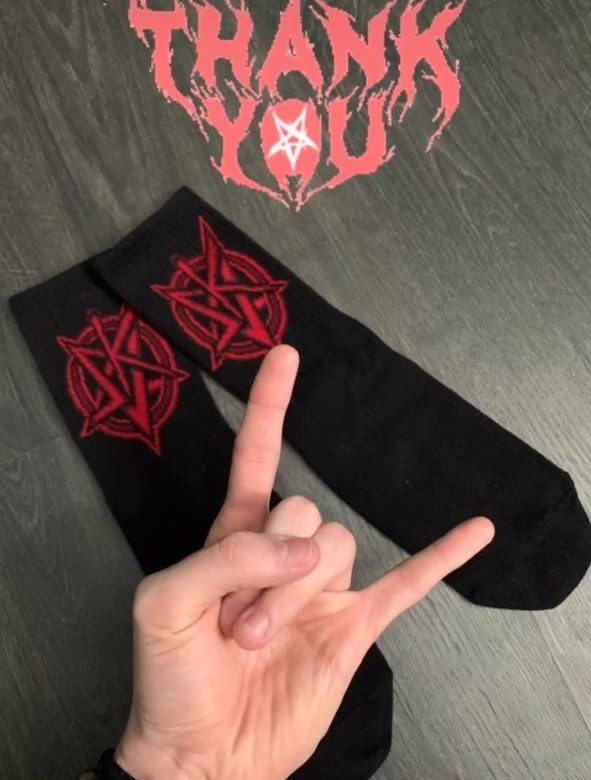 Обрезанное носки муж